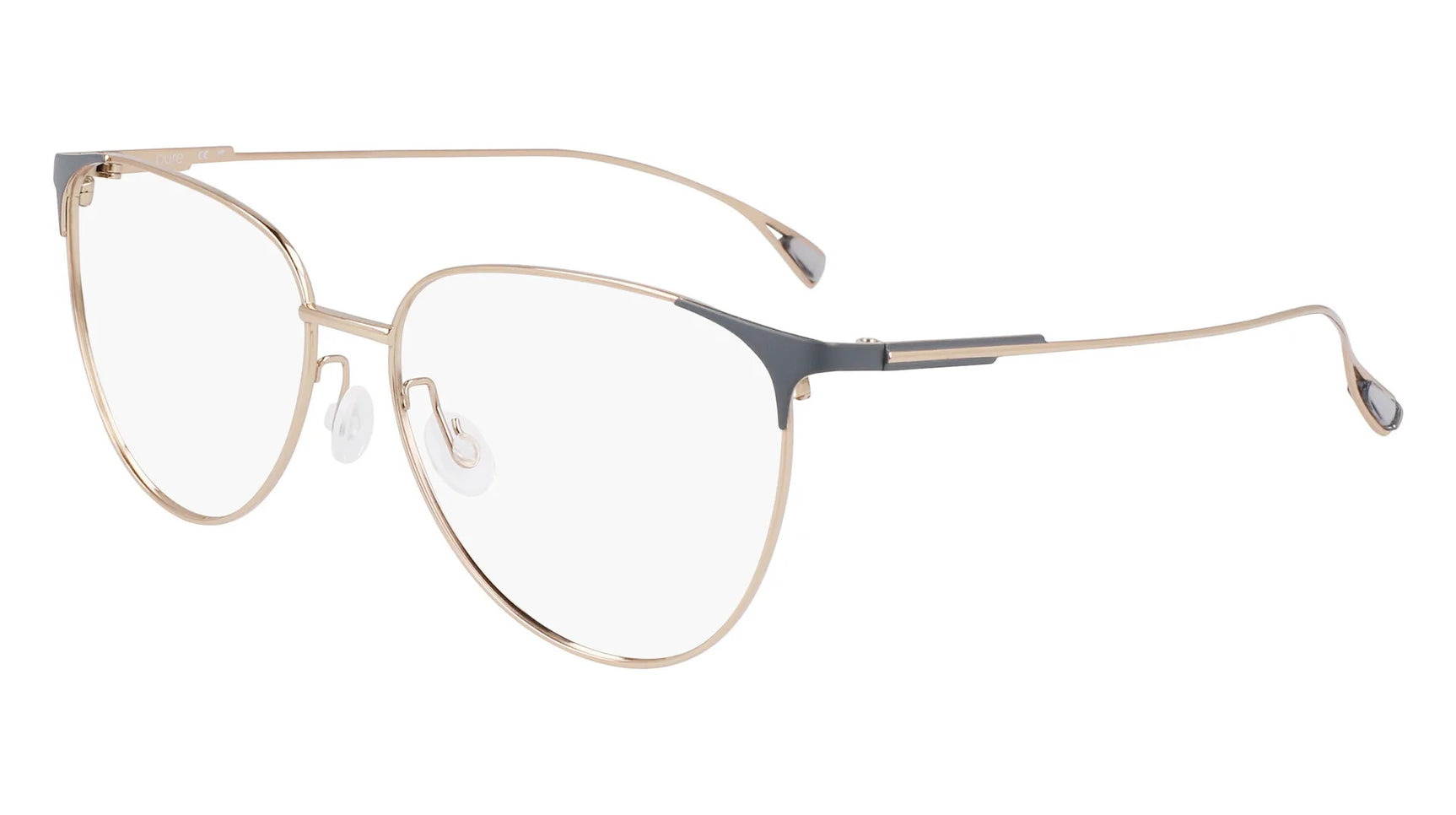Pure P-5015 Eyeglasses Rose Gold / Grey Pure P-5015 Eyeglasses Rose Gold / Grey