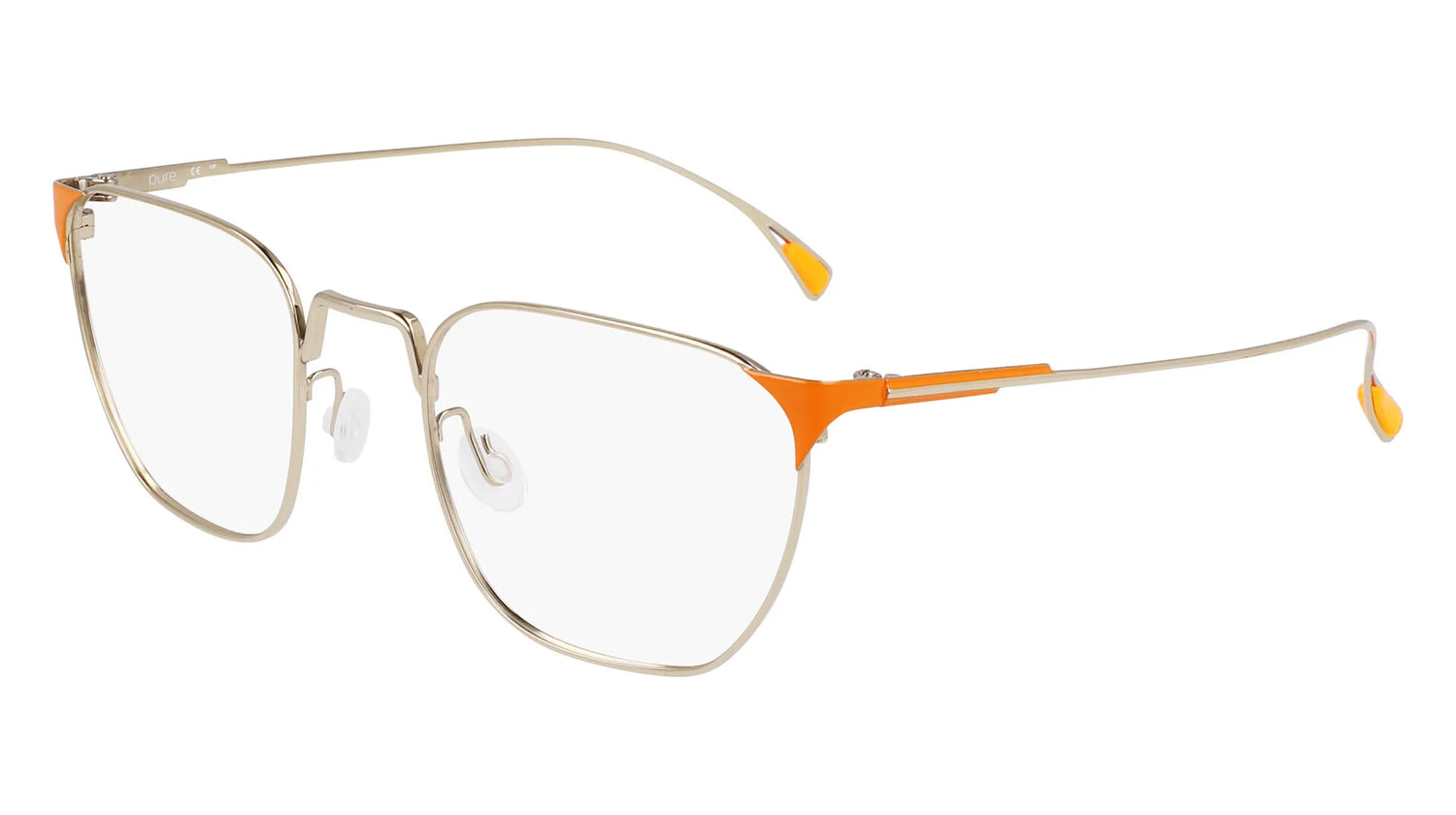 Pure P-5016 Eyeglasses Gold / Orange Pure P-5016 Eyeglasses Gold / Orange