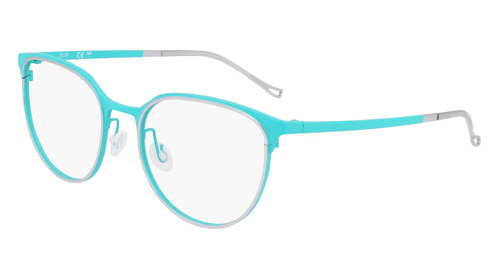 Pure P-5017 Eyeglasses Matte Seafoam / Silver Pure P-5017 Eyeglasses Matte Seafoam / Silver