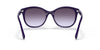 Ralph RA5279 Sunglasses | Size 55 / Shiny Purple / Gradient Purple (2N 22.9%)