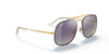 Ray-Ban BLAZE THE GENERAL RB3583N Sunglasses | Size 58 / Gold №001/X0 / Blue Gradient Mirror (2N 40%)