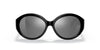 Ralph Lauren RL8191 Sunglasses | Size 55 / Shiny Black / Mirror Grey (3N 11.2%)