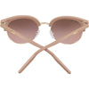 Serengeti LELA Sunglasses / Shiny Rose Shiny Gold / Mineral Polarized Drivers Gradient Cat 2 to 3