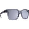 SPY Shandy Sunglasses / Translucent Grey Matte / Grey with Silver Mirror