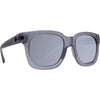 SPY Shandy Sunglasses / Translucent Grey Matte / Grey with Silver Mirror
