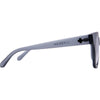 SPY Shandy Sunglasses / Translucent Grey Matte / Grey with Silver Mirror
