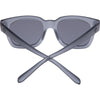 SPY Shandy Sunglasses / Translucent Grey Matte / Grey with Silver Mirror