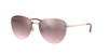 Vogue VO4156S Sunglasses | Size 55 / Rose Gold №50757A / Pink Mirror Silver Gradient (2N 38%)