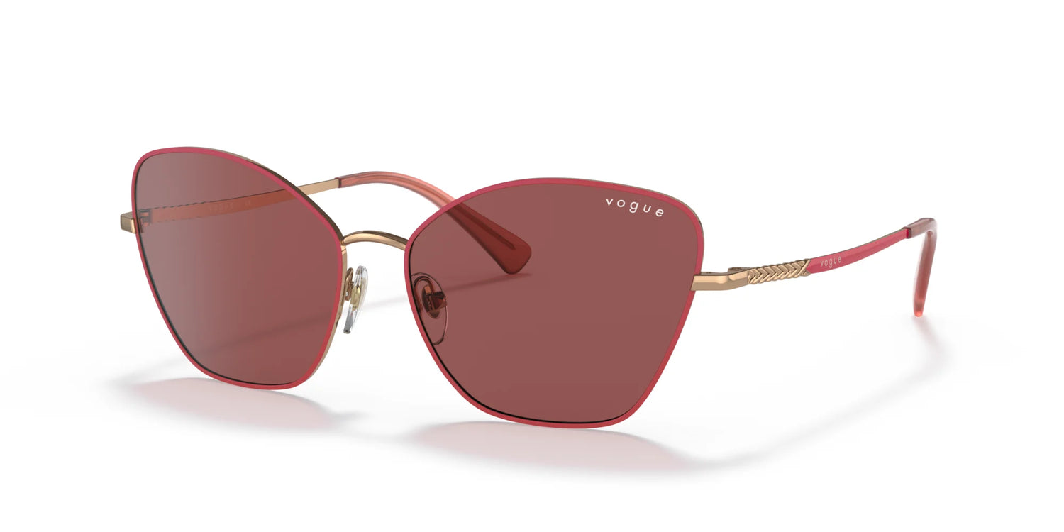 Vogue VO4197S Sunglasses Top Pink / Gold Pink / Dark Violet Vogue VO4197S Sunglasses Top Pink / Gold Pink / Dark Violet