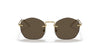 Vogue VO4216S Sunglasses | Size 51 / Brushed Gold / Dark Brown (3N 14.5%)