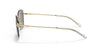 Vogue VO4217S Sunglasses | Size 52 / Brushed Gold / Dark Brown (3N 14.5%)
