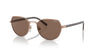 Vogue VO4242S Sunglasses | Size 53 / Rose Gold / Dark Brown (3N 9%)
