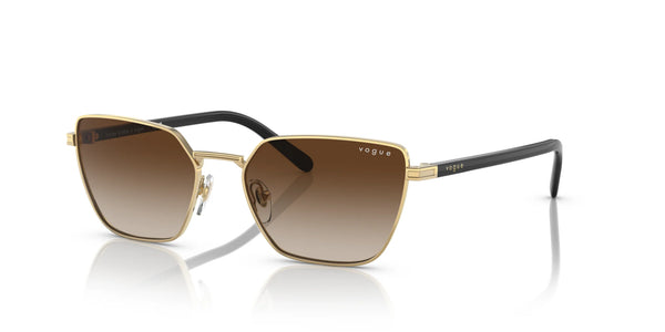 Vogue VO4245S Sunglasses | Size 53 / Gold / Brown Gradient (3N 16%)