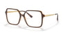 Vogue VO5406 Eyeglasses | Size 55 / Top Havana / Transparent Brown