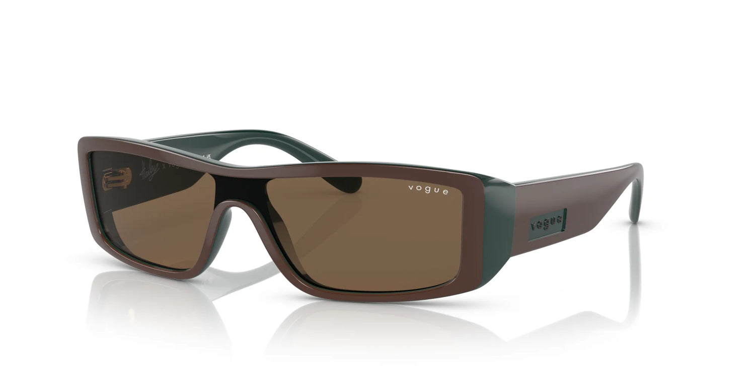 Vogue VO5442S Sunglasses Top Brown / Green / Dark Brown Vogue VO5442S Sunglasses Top Brown / Green / Dark Brown