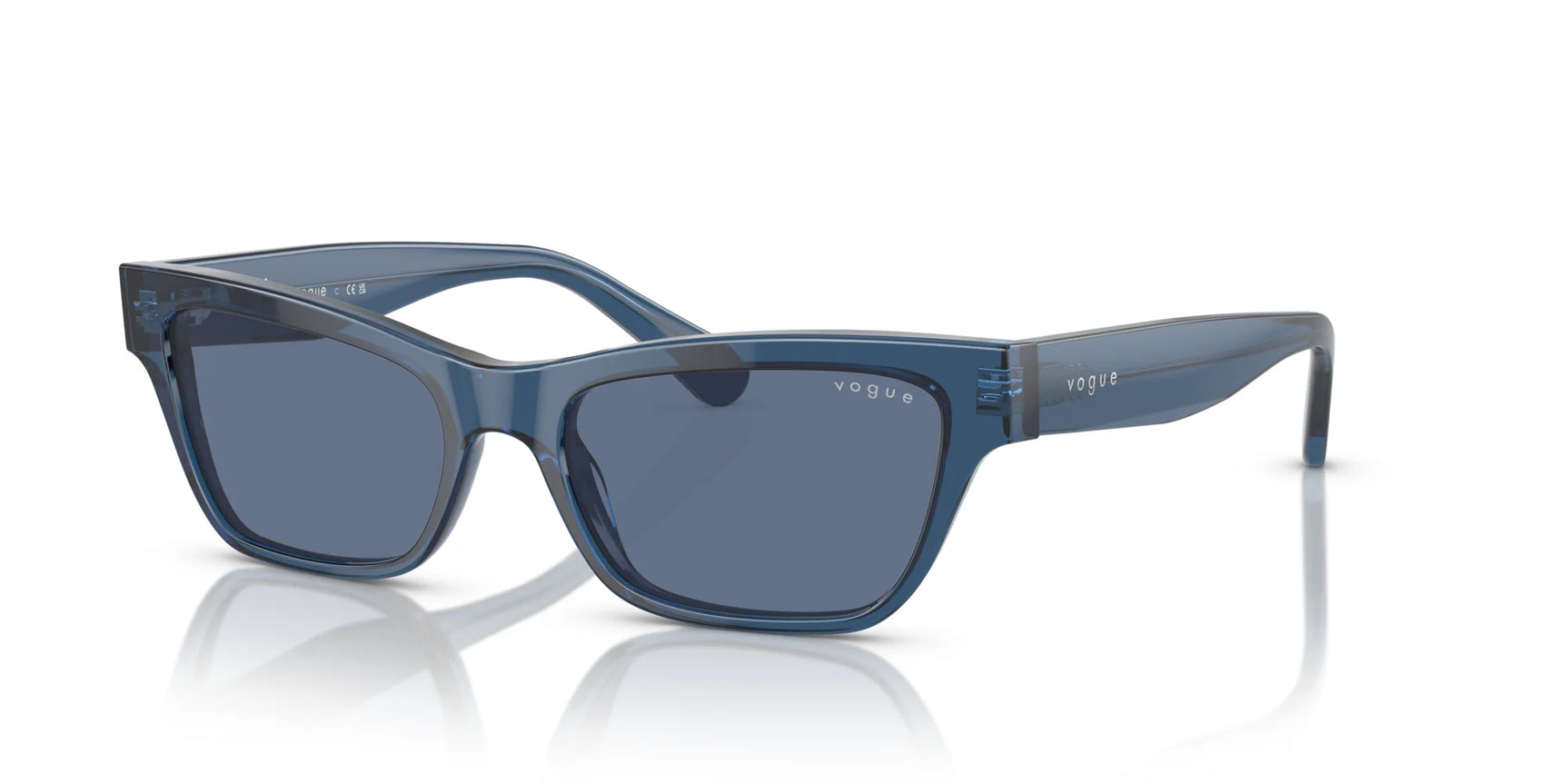 Vogue VO5514S Sunglasses Transparent Dark Blue / Dark Blue Vogue VO5514S Sunglasses Transparent Dark Blue / Dark Blue