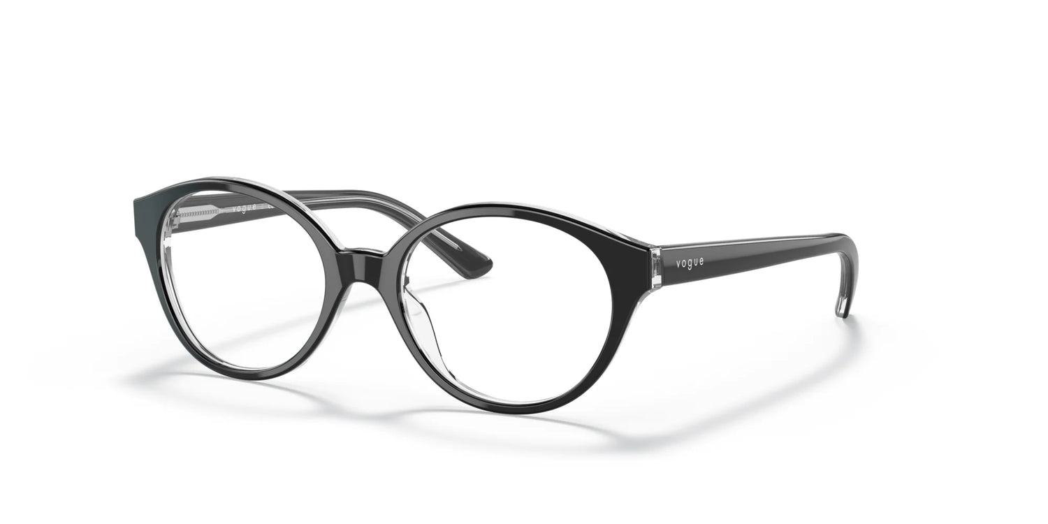 Vogue VY2009 Eyeglasses Top Black / Transparent Vogue VY2009 Eyeglasses Top Black / Transparent
