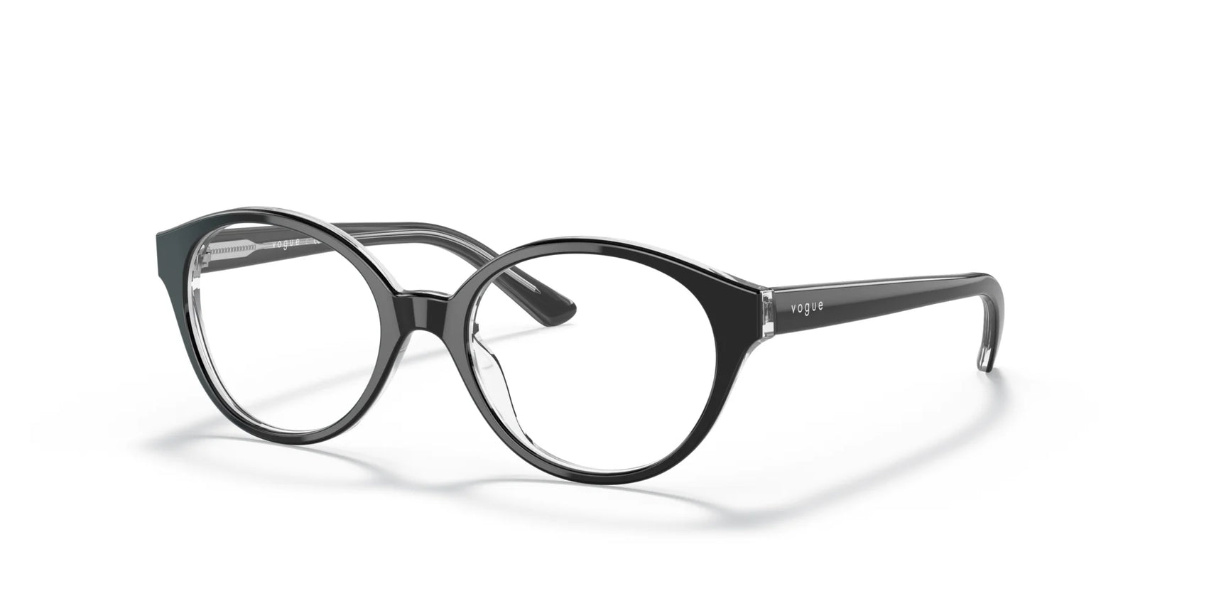 Vogue VY2009 Eyeglasses Top Black / Transparent Vogue VY2009 Eyeglasses Top Black / Transparent
