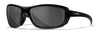 Wiley X WAVE Sunglasses / Gloss Black / CAPTIVATE™ Polarized Grey