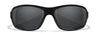 Wiley X WAVE Sunglasses / Gloss Black / CAPTIVATE™ Polarized Grey