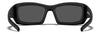 Wiley X SHADOW Sunglasses / Matte Black / CAPTIVATE™ Grey