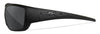Wiley X SHADOW Sunglasses / Matte Black / CAPTIVATE™ Grey