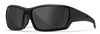 Wiley X SHADOW Sunglasses / Matte Black / CAPTIVATE™ Grey