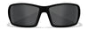 Wiley X SHADOW Sunglasses / Matte Black / CAPTIVATE™ Grey