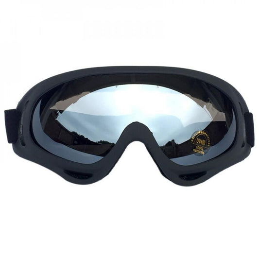 Don't forget goggles for winter biking