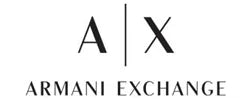 Black "A|X Armani Exchange" logo on a white background.