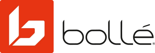 Logo of Bollé with a stylized red "b" and the name in lowercase red letters on a white background.