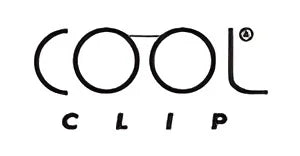 Stylized text logo of "COOL CLIP" with creative use of typography.