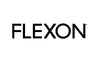 Black text logo displaying "FLEXON" on a white background.