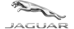 Silver leaping jaguar logo above the word "JAGUAR" in capital letters.