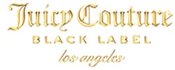 Gold text logo reads "Juicy Couture Black Label Los Angeles.