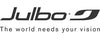 Logo with the word "Julbo" and the slogan "The world needs your vision" below it.