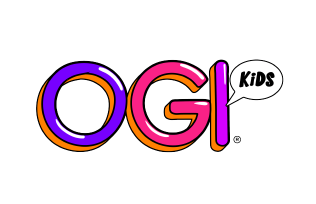 Logo of OGI Eyewear with bold, black lettering on a white background.