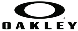 Oakley logo with a large stylized "O" above the brand name in bold letters.