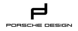 Stylized "pd" logo above the text "PORSCHE DESIGN" in black.