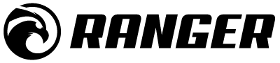 Logo of RIE Ranger with the tagline "Professional Shooting Eyewear" in orange text.