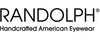 Logo reading "RANDOLPH® Handcrafted American Eyewear" in black text on a white background.