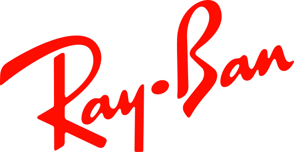 Red Ray-Ban logo with white script. Text below reads "Genuine since 1937.
