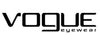 Logo of Vogue Eyewear with stylized black text on a white background.