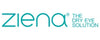 Ziena logo with the text "The Dry Eye Solution" in teal font.