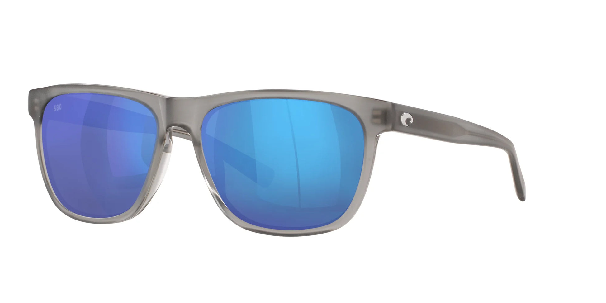 Costa APALACH 6S2011 Sunglasses Matte Gray Crystal / Blue Mirror