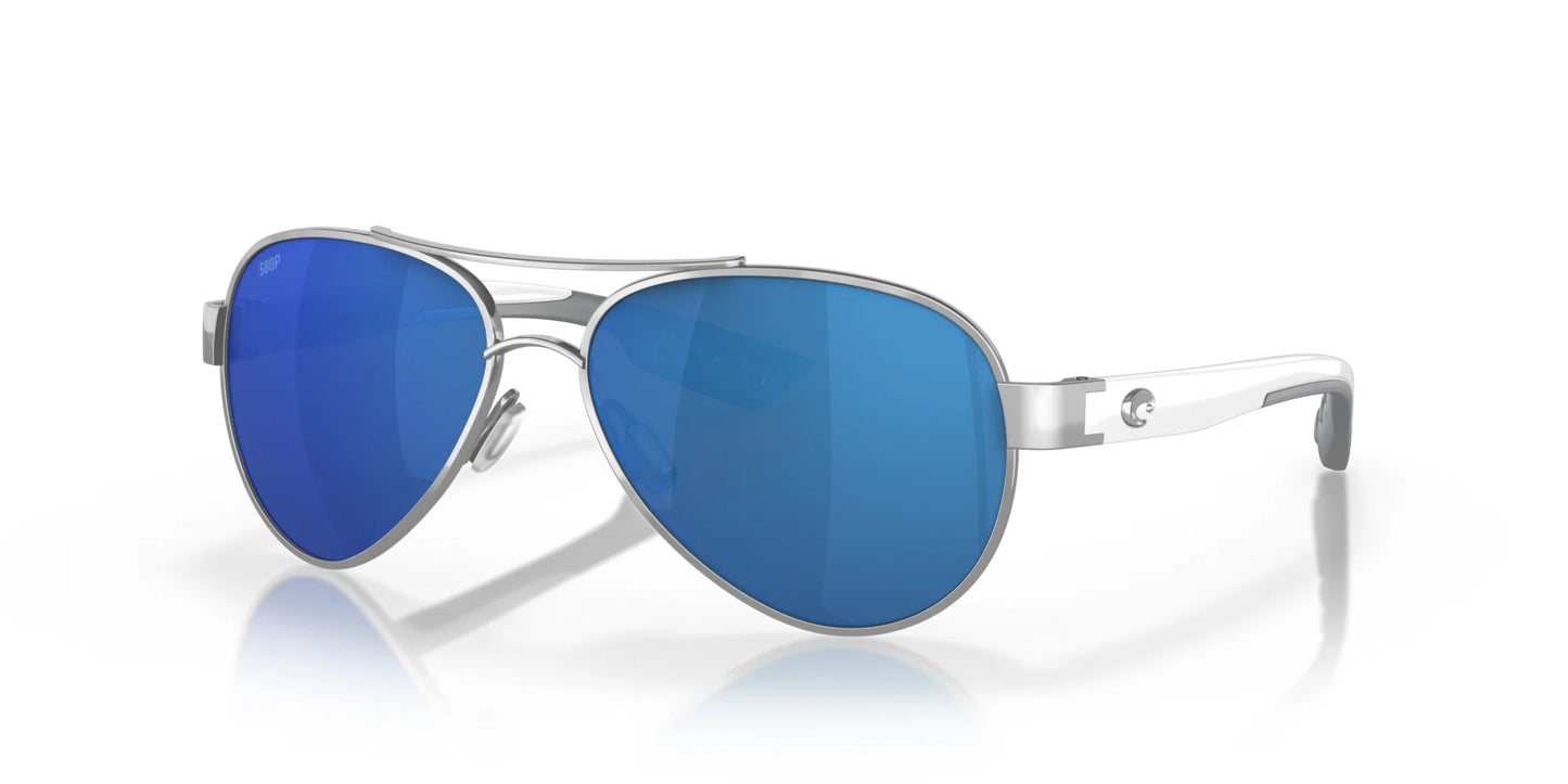 Costa LORETO 6S4006 Sunglasses Palladium / Blue Mirror