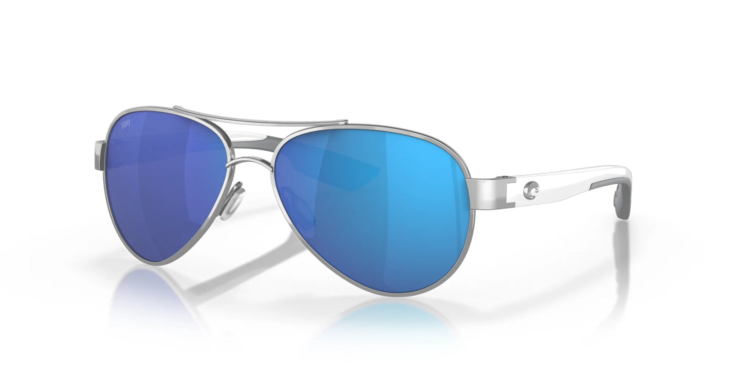 Costa LORETO 6S4006 Sunglasses Palladium / Blue Mirror