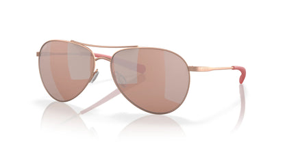 Costa PIPER 6S6003 Sunglasses Satin Rose Gold / Copper Silver Mirror