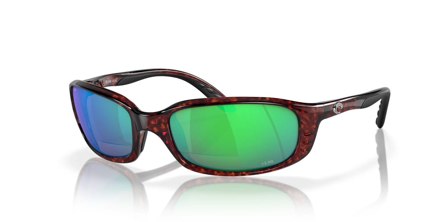 Costa BRINE READERS 6S7001 Sunglasses Tortoise / Green Mirror