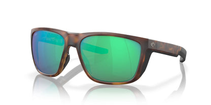 Costa FERG 6S9002 Sunglasses Matte Tortoise / Green Mirror